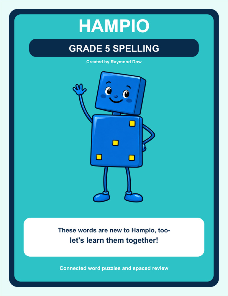 Hampio Grade 5 Spelling
